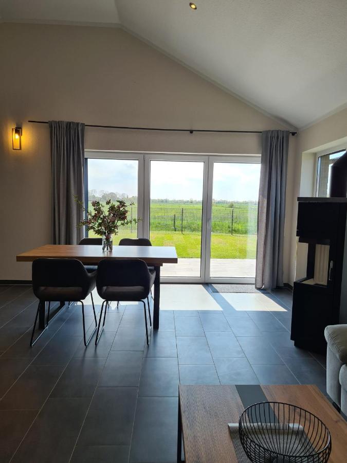 Watt'N Blick - Hundefreundliches Ferienhaus Mit Ausblick Ueber Die Wiesen Bis Zum Deich Schweiburg Εξωτερικό φωτογραφία